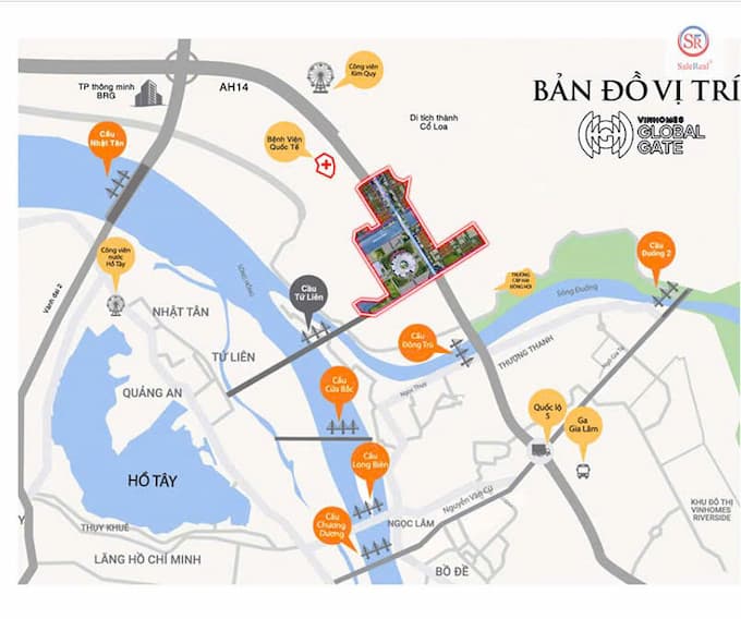 Chung cư Vinhomes Cổ Loa sở hữu lợi thế lớn về vị trí