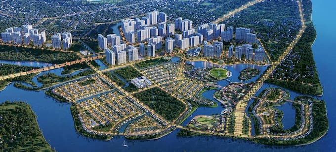 Mặt bằng tổng thể dự án Vinhomes Quận 9 chi tiết