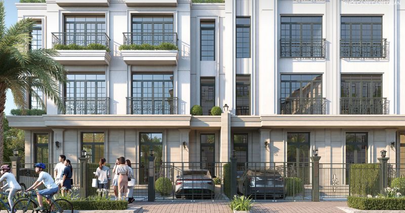 Không gian sinh thái tại nhà liền kề Alluvia City